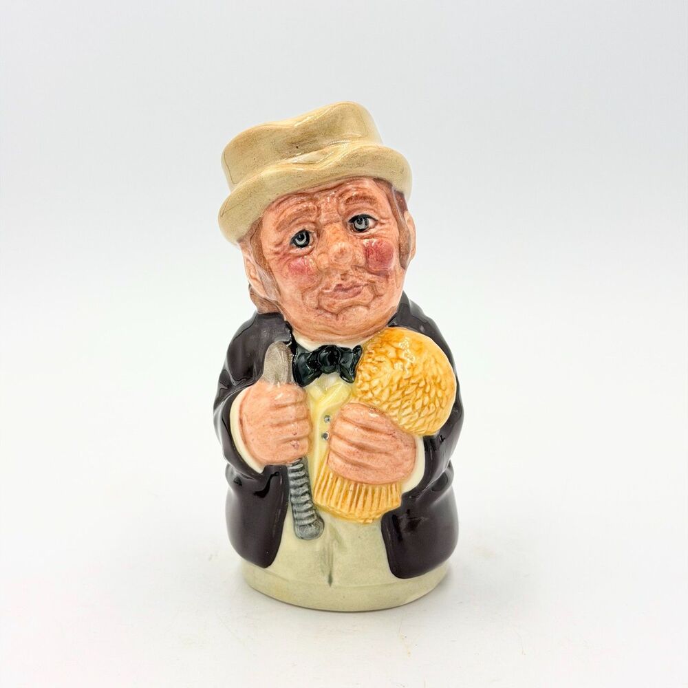 Royal Doulton Mr. Furrow the Farmer D6701 Toby Jug Doultonville 1983 4"